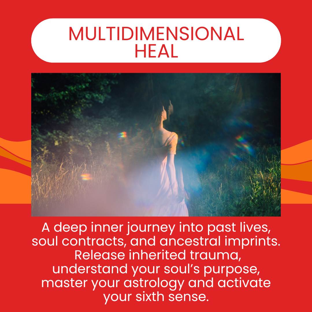 Multidimensional Quantum  Heal Therapies